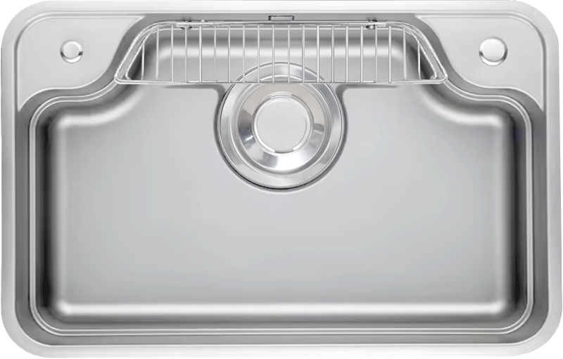 Chậu rửa 1 hố kiểu Nhật Bản Inox 304 chống xước Grandx GX8050JP Hikari/ 2026.04