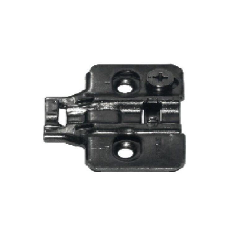 Đế Bản Lề Metalla SM Màu Đen Hafele 315.98.656 cho bản lề giảm chấn/ 2026.07