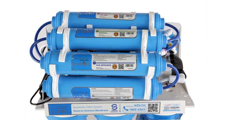Máy lọc nước Karofi KT-ERO80, 8 lõi lọc, âm tủ
