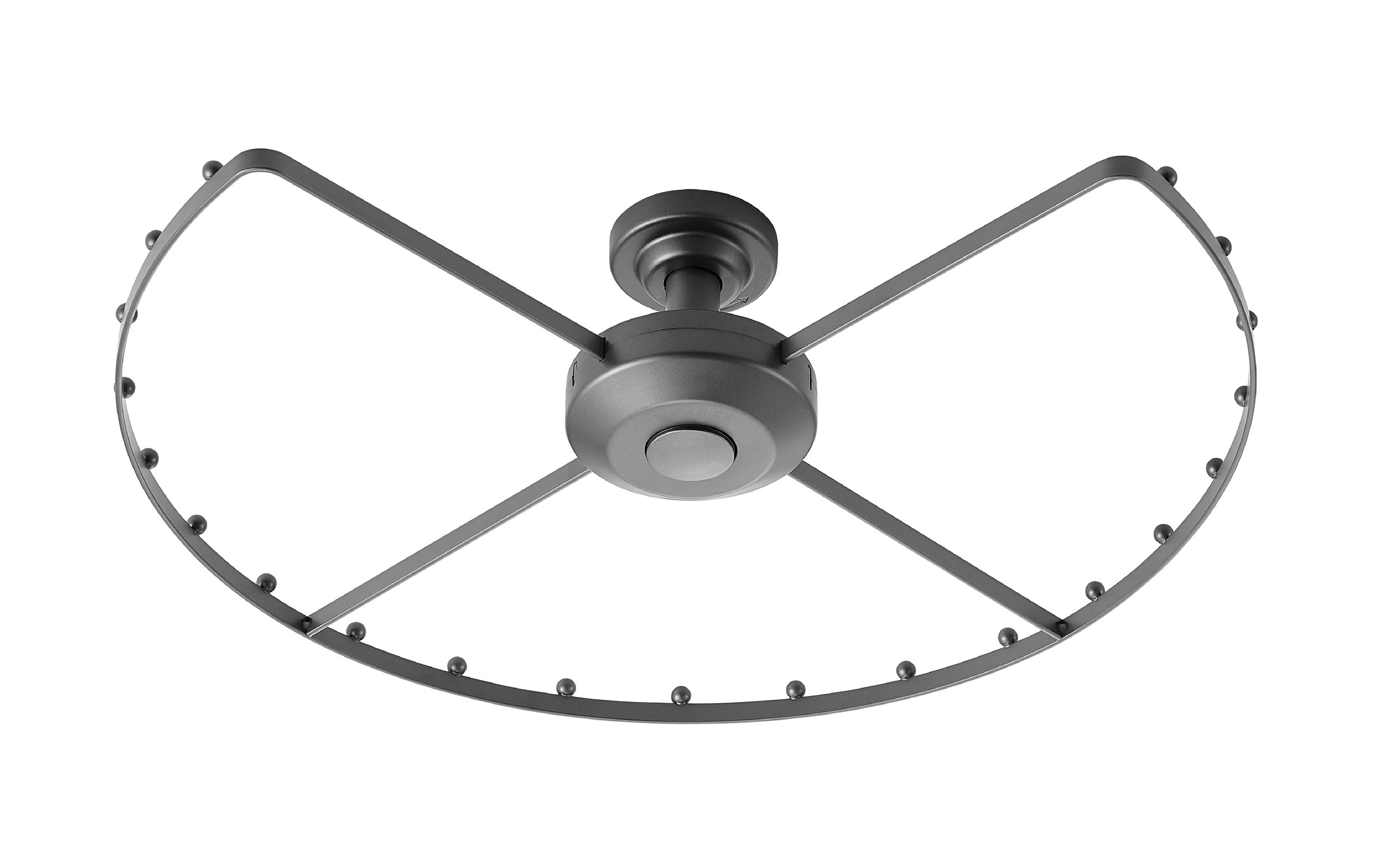 Giá xoay 1 tầng treo trần góc tủ quần áo màu xám GrandX XM.270A | XM.270A1/ 2026.04