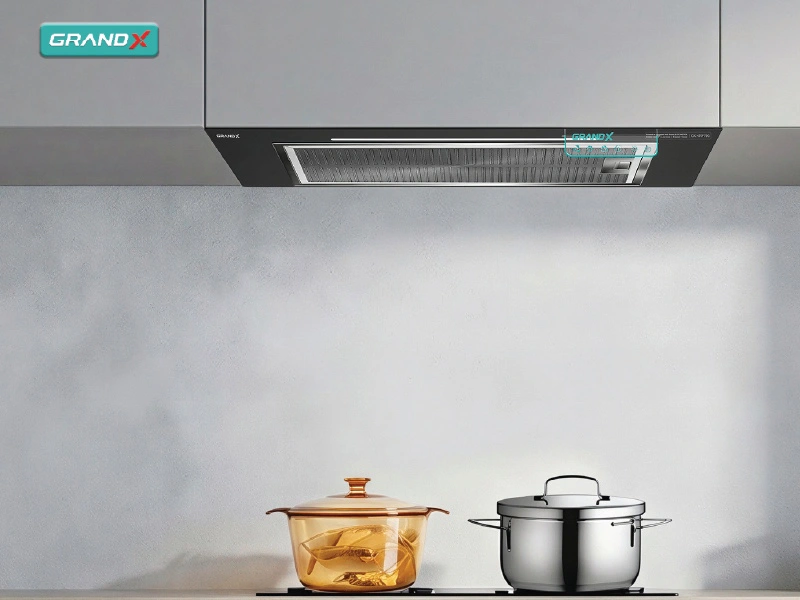 Máy hút mùi âm tủ toàn phần GrandX GX H70F79G | Màu đen | 70cm | 2026.07