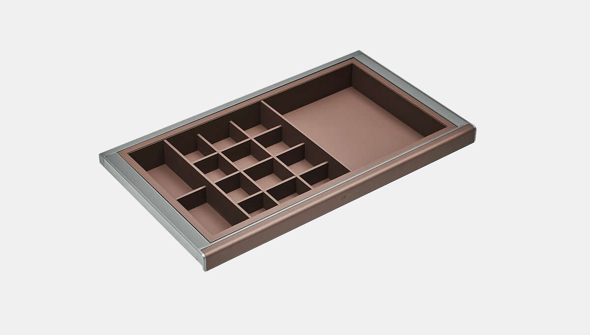 Ngăn kéo đồ nội y Higold 706312S BV Pro Series | Nâu, tủ 700mm | 2026.07