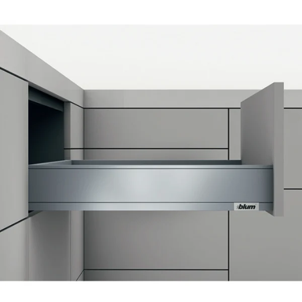 Bộ thành hộp cho ray hộp LEGRABOX M pure 4398816 chiều cao M (90,5 mm), NL=500 mm màu xám/ 2026.07