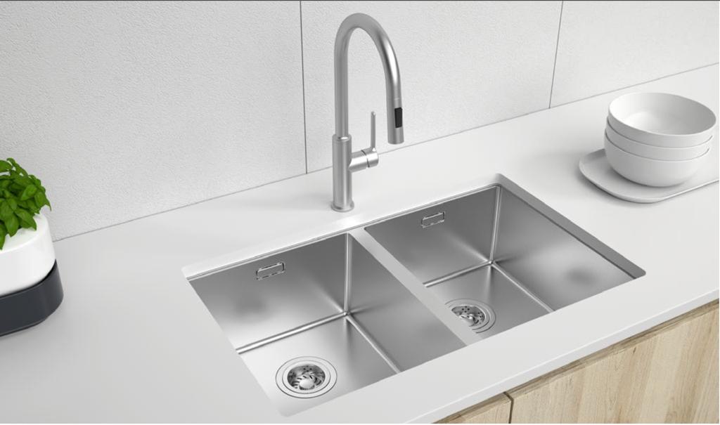 Chậu Rửa Chén Bát Inox HS24-SSN2S-750 Hafele 567.24.427/ 2026.01