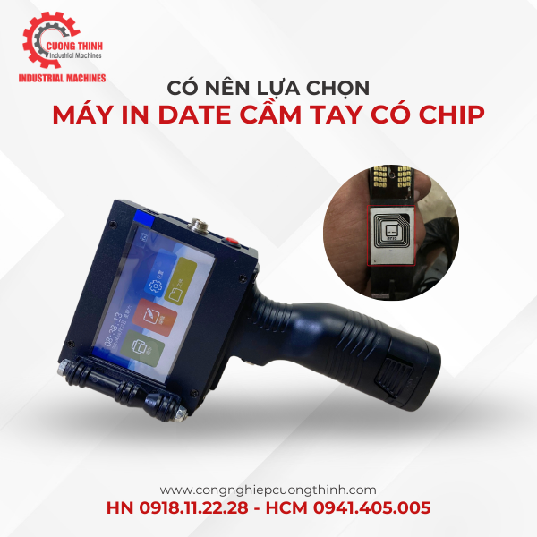 Có nên lựa chọn máy in date cầm tay có chip?