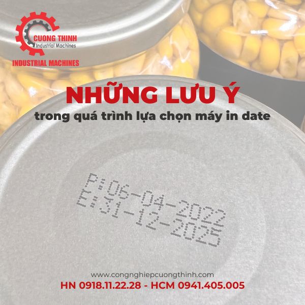 Những Lưu Ý Trong Quá Trình Chọn Máy In Date