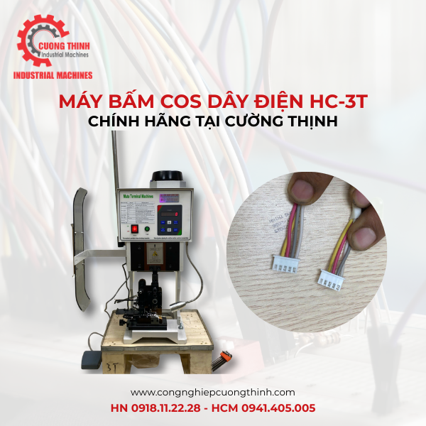 Máy Bấm Cos Dây Điện HC-3T Chính Hãng Tại Cường Thịnh