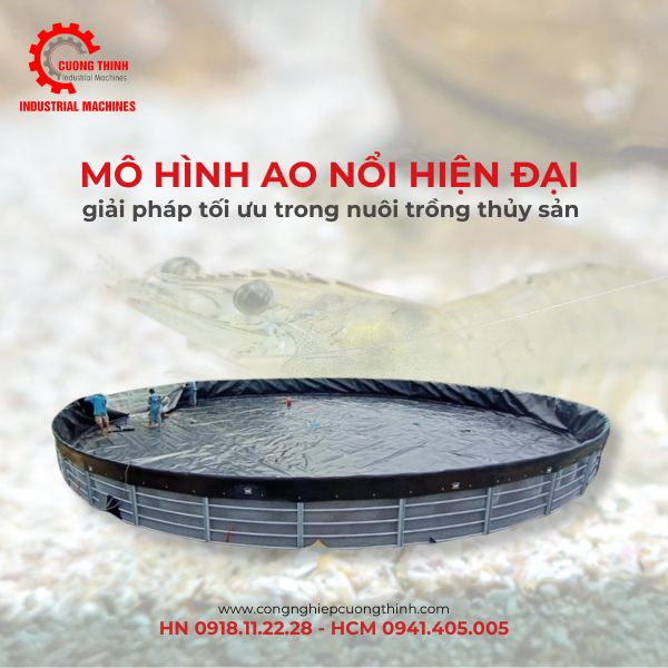 Mô Hình Ao Nổi Nuôi Tôm - Giải Pháp Hiện Đại, An Toàn, Tiết Kiệm