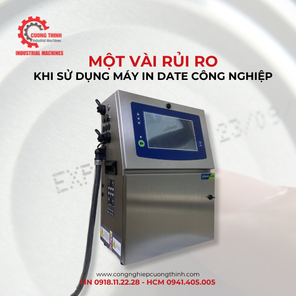 Một vài rủi ro trong quá trình sử dụng máy in date công nghiệp