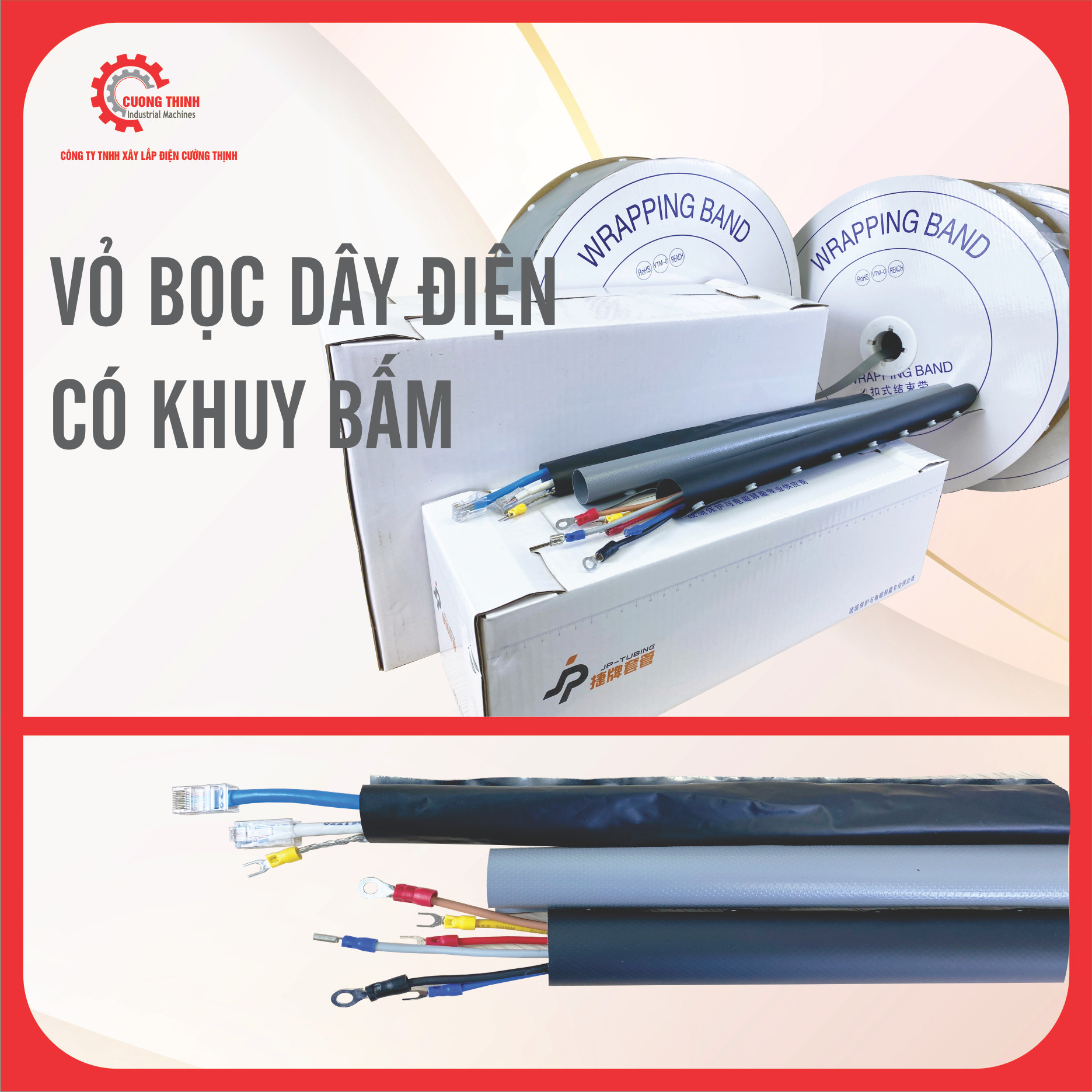 VẢI BỌC DÂY ĐIỆN CÓ KHUY BẤM LÀ GÌ?