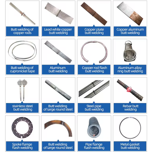 sản phẩm Máy hàn đối thanh đồng và cáp đồng
