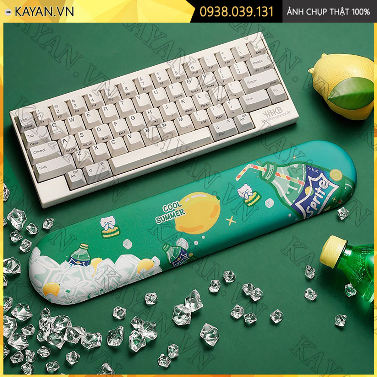 Kê tay đệm cao su non 36x8cm SPRITE KETAY-SPRITE-36X8