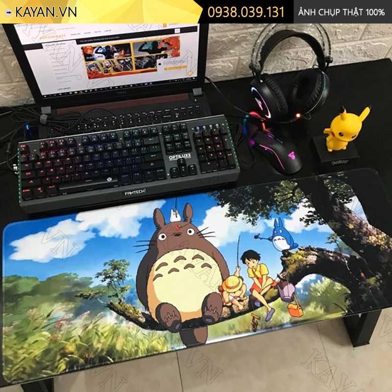 Lót chuột chống nước cỡ lớn 80x30cm dày 3mm TOTORO-01-80X30