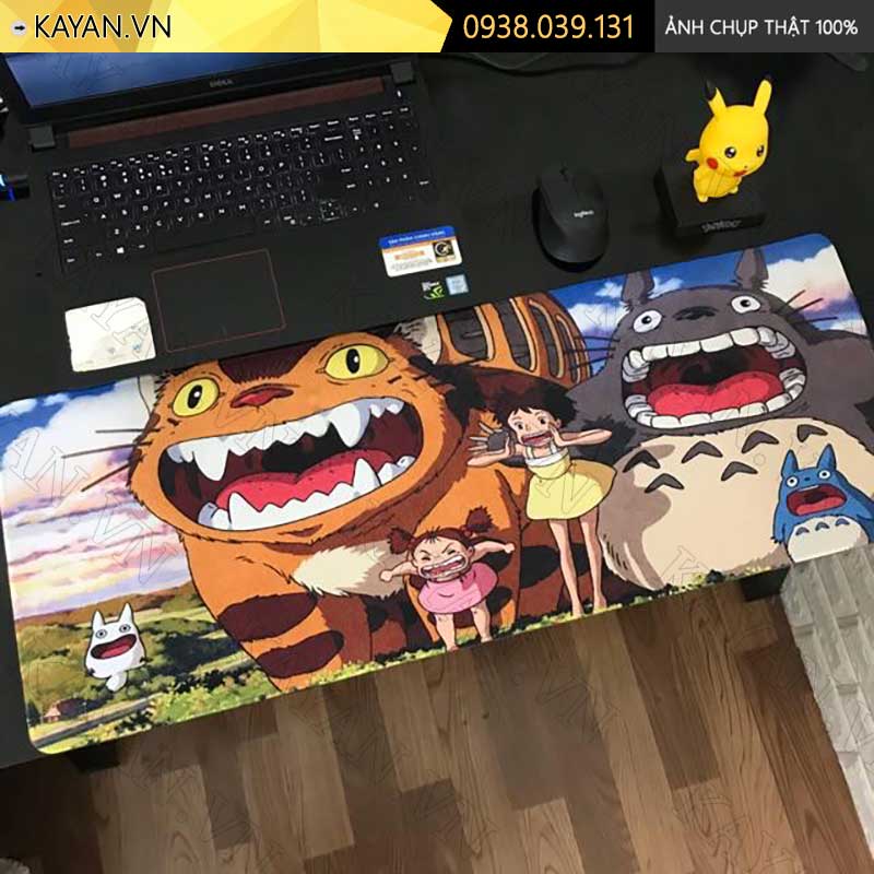 Lót chuột chống nước cỡ lớn 80x30cm dày 3mm TOTORO-04-80X30