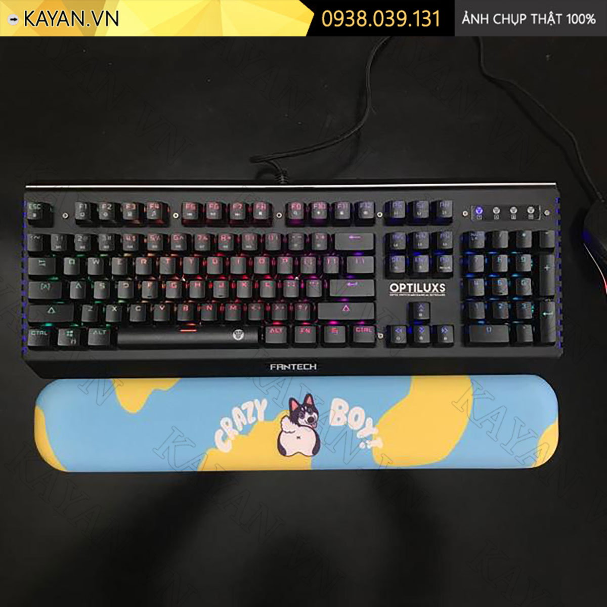 Kê tay đệm cao su non 36x8cm Husky KETAY-HUSKY-36X8