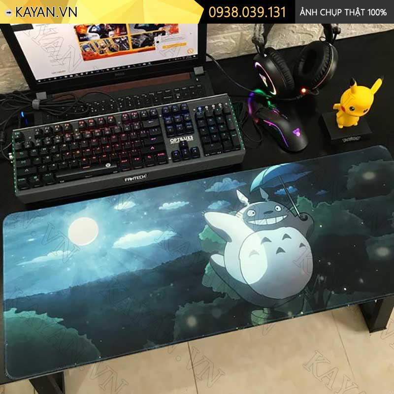 Lót chuột chống nước cỡ lớn 80x30cm dày 3mm TOTORO-12-80X30