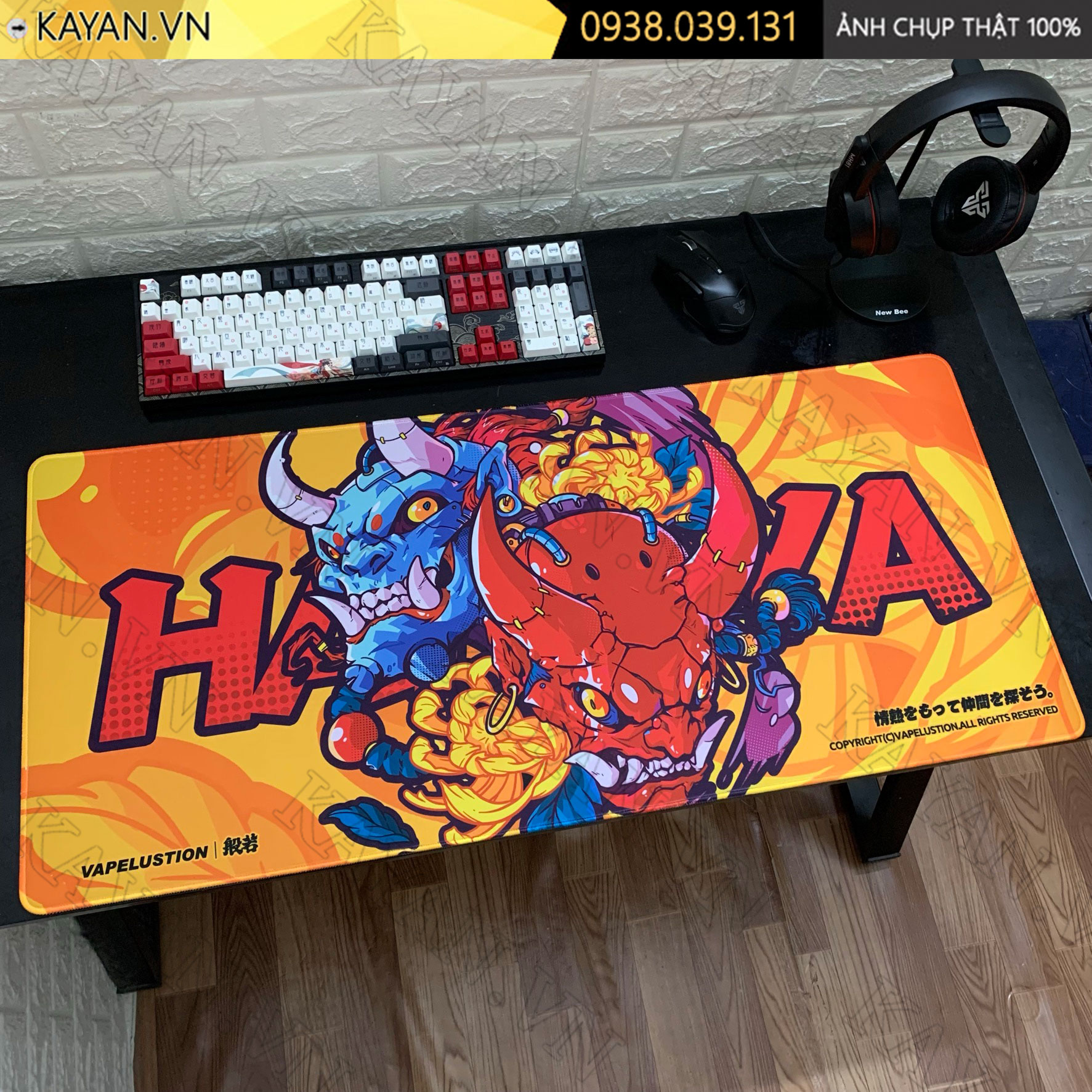 Lót chuột 90x40cm dày 4MM ONI-09-90X40-4MM