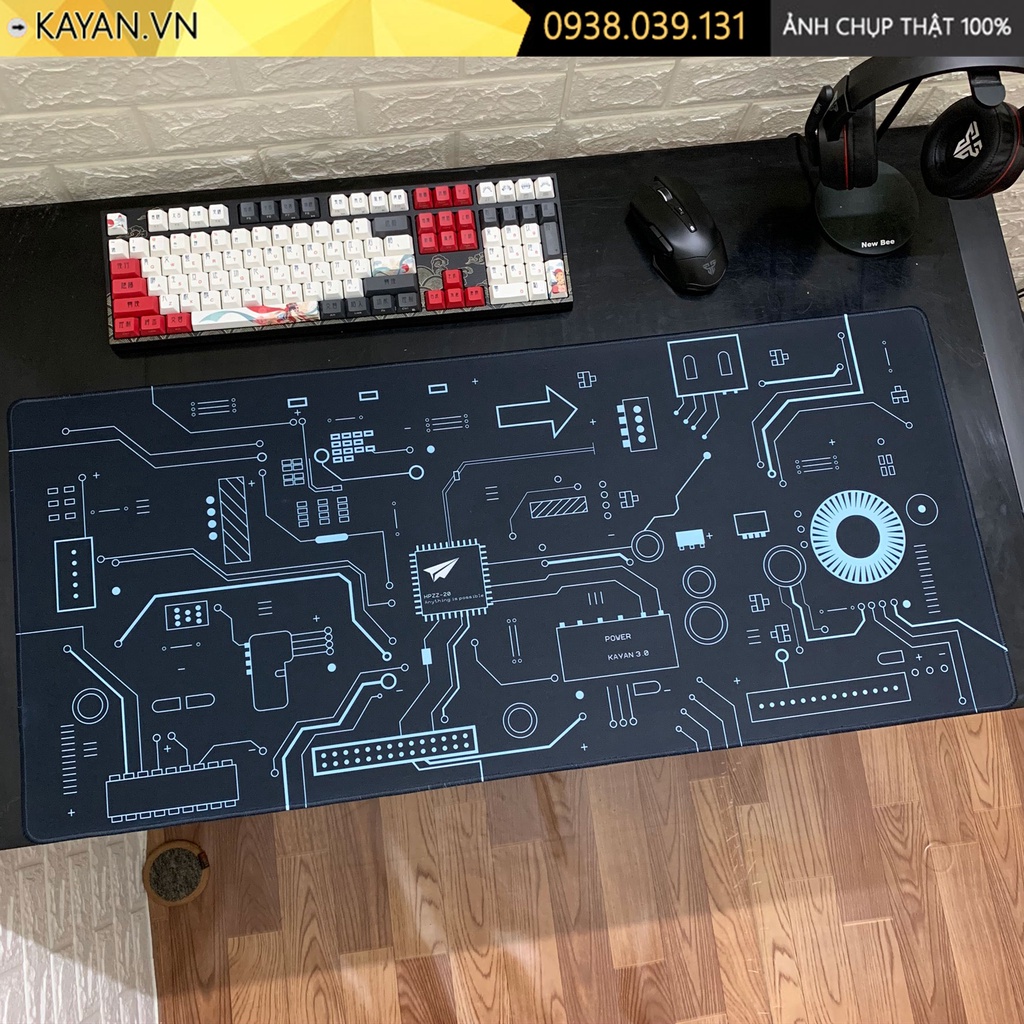 Lót chuột 80x30cm dày 4MM CPU-01-80X30-4MM