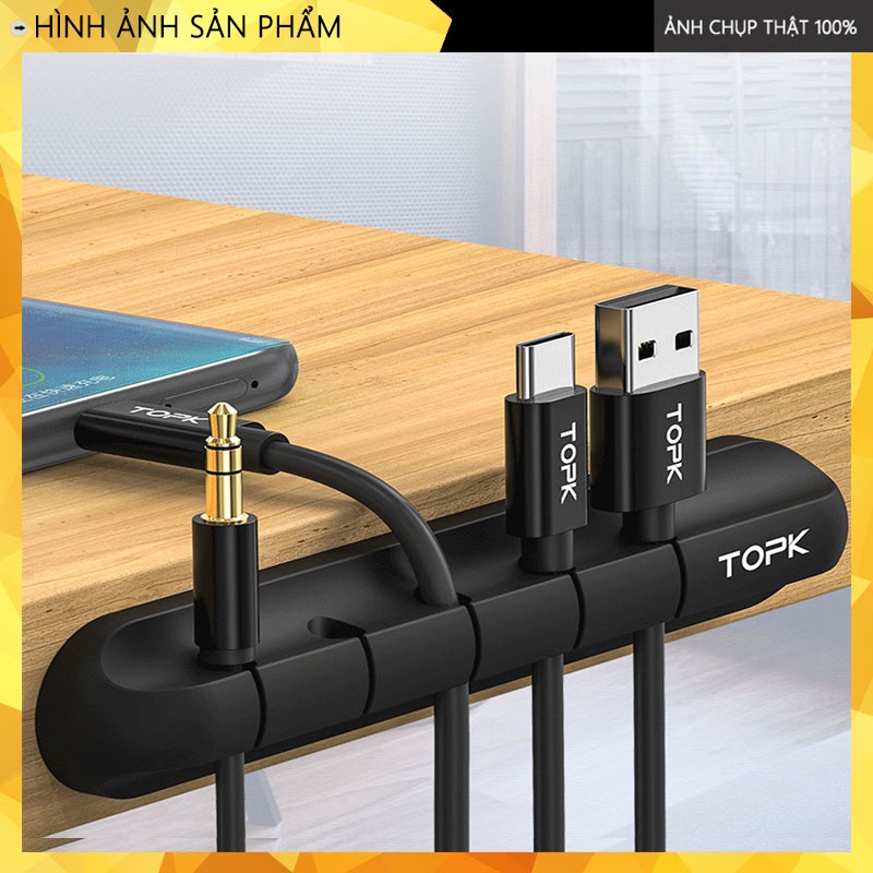 Kẹp cố định dây cáp sạc, tai nghe, dây phụ kiện đa năng làm gọn bàn làm việc, taplo xe hơi cực tiện dụng