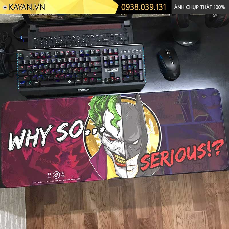 Lót chuột chống nước cỡ lớn 80x30cm dày 3mm AVENGERS-31-80X30