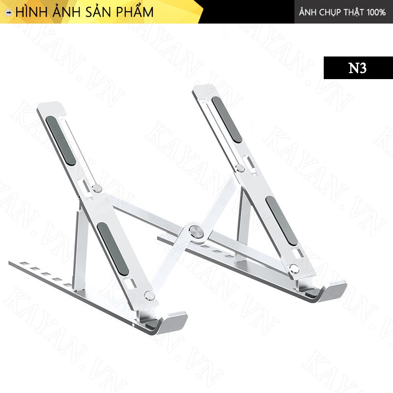 Giá đỡ Laptop, giá kê laptop hợp kim nhôm có thể điều chỉnh độ cao, dễ gấp gọn