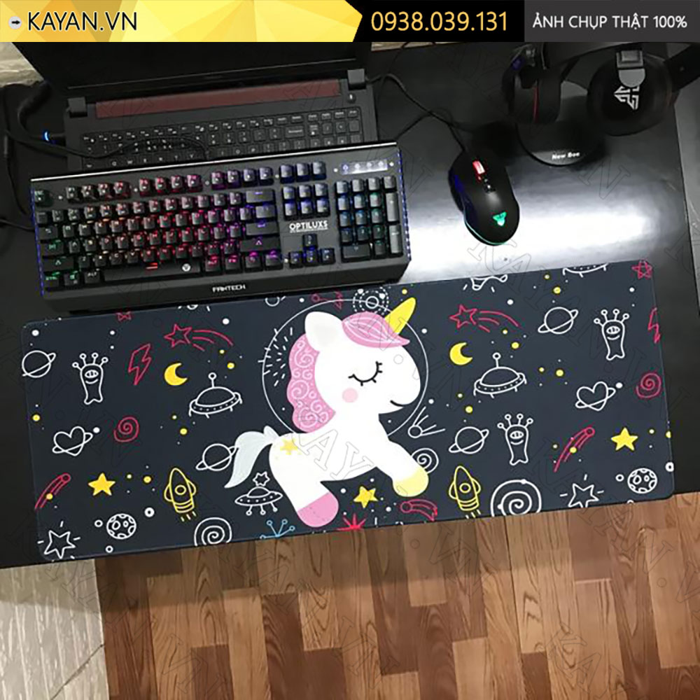 Lót chuột chống nước cỡ lớn 90x40cm dày 3mm CUTE-19-90X40
