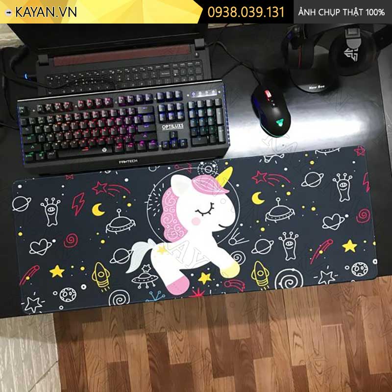 Lót chuột chống nước cỡ lớn 80x30cm dày 3mm CUTE-19-80X30