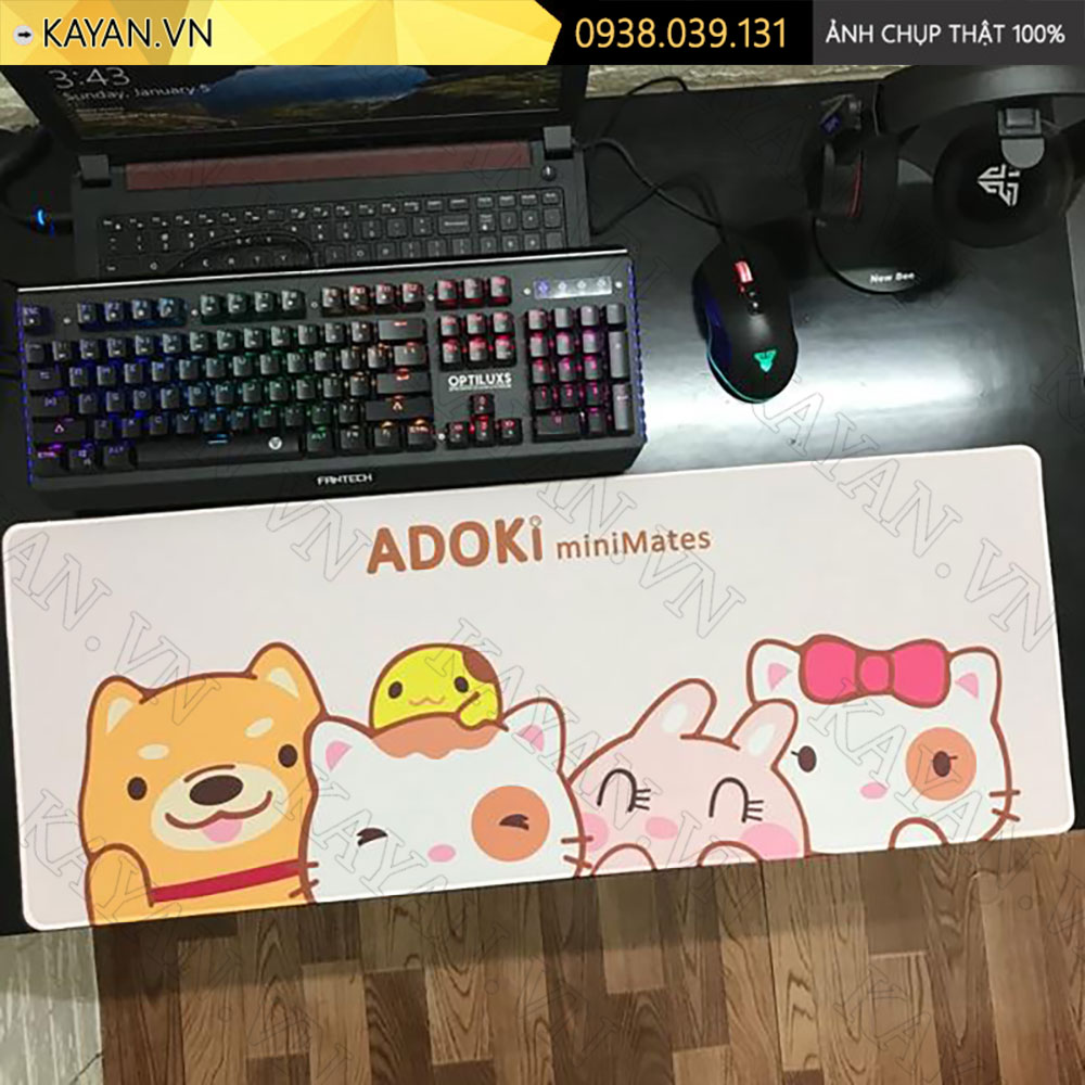 Lót chuột chống nước cỡ lớn 90x40cm dày 3mm CUTE-16-90X40