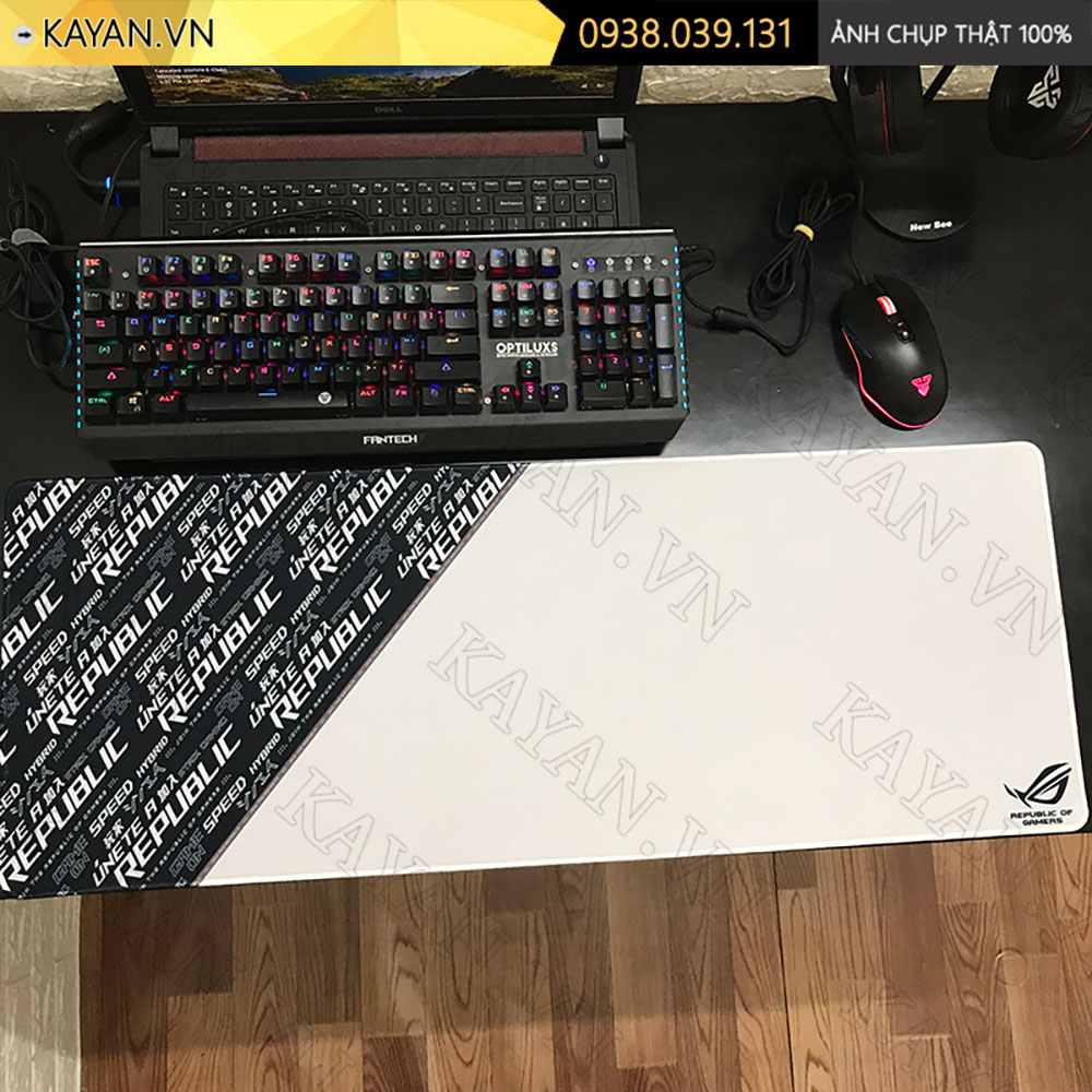Lót chuột chống nước cỡ lớn 90x40cm dày 3mm ROG-07-90X40
