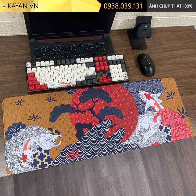 Lót chuột chống nước cỡ lớn 80x30cm dày 3mm KOI-01-80X30