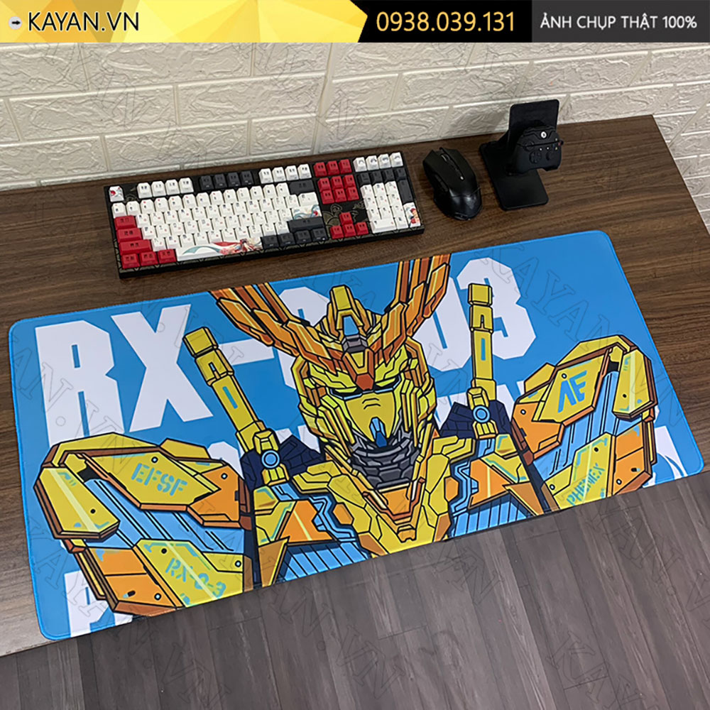 Lót chuột chống nước cỡ lớn 90x40cm dày 3mm GUNDAM-13-90X40