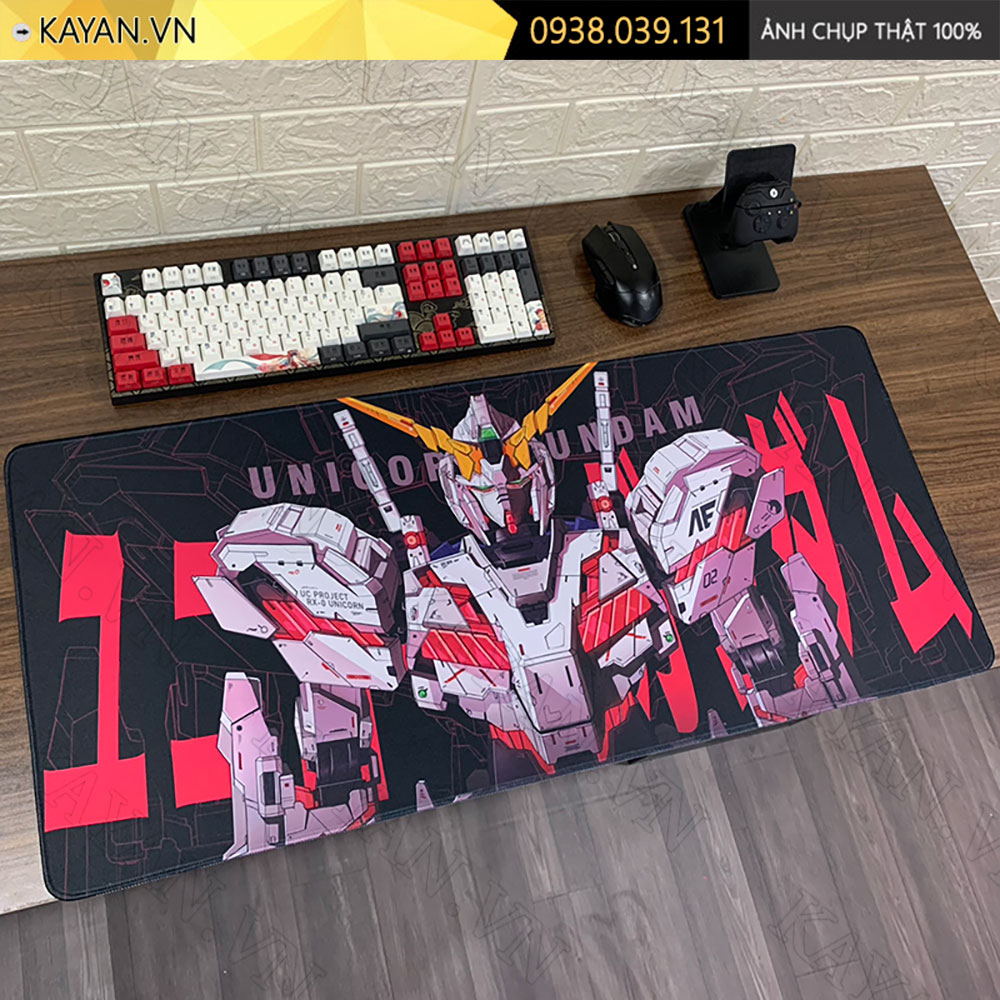 Lót chuột chống nước cỡ lớn 90x40cm dày 3mm GUNDAM-09-90X40