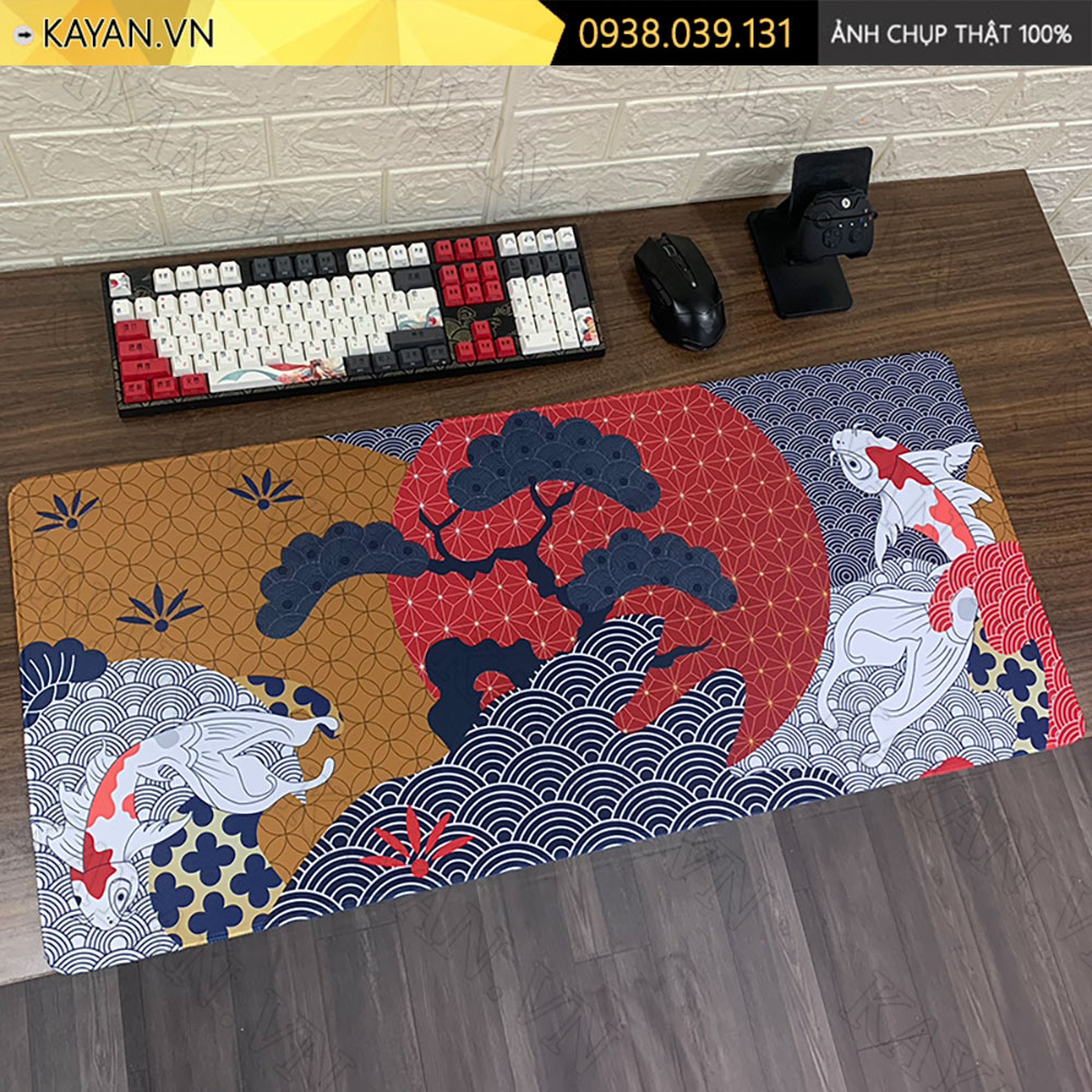 Lót chuột chống nước cỡ lớn 90x40cm dày 3mm KOI-01-90X40