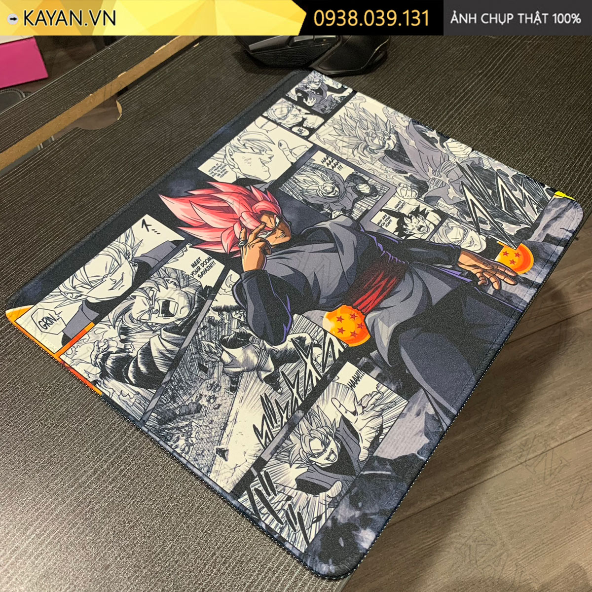 Lót chuột chống nước cỡ nhỏ 30x25cm dày 3mm DRAGONBALL-11-30X25