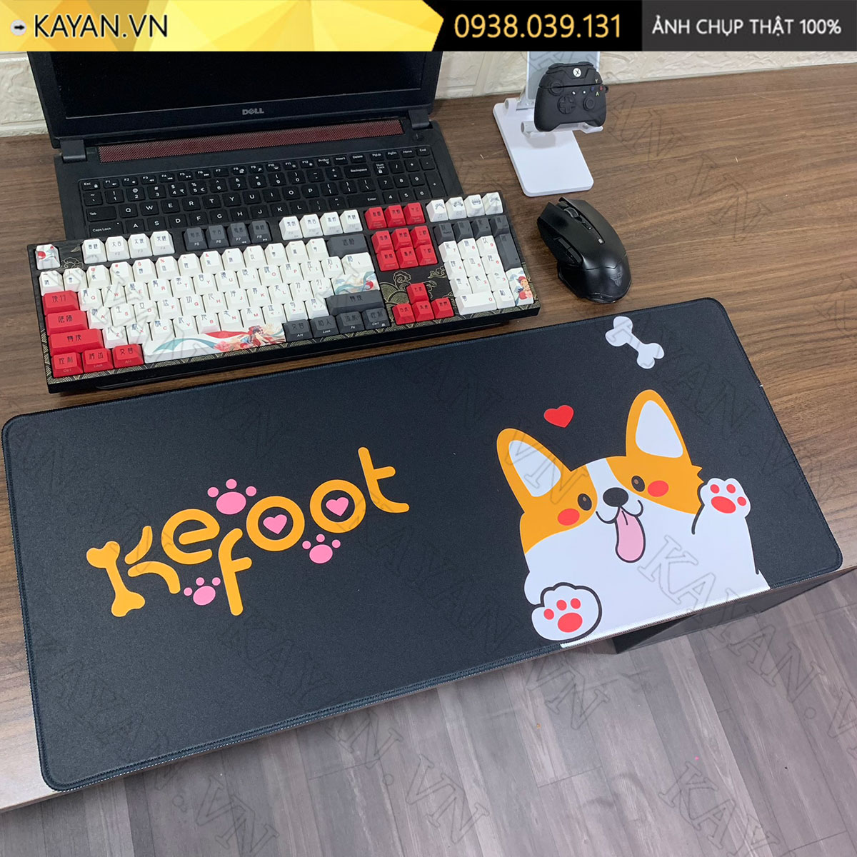Lót chuột chống nước cỡ lớn 70x30cm dày 3mm CUTE-11-70X30