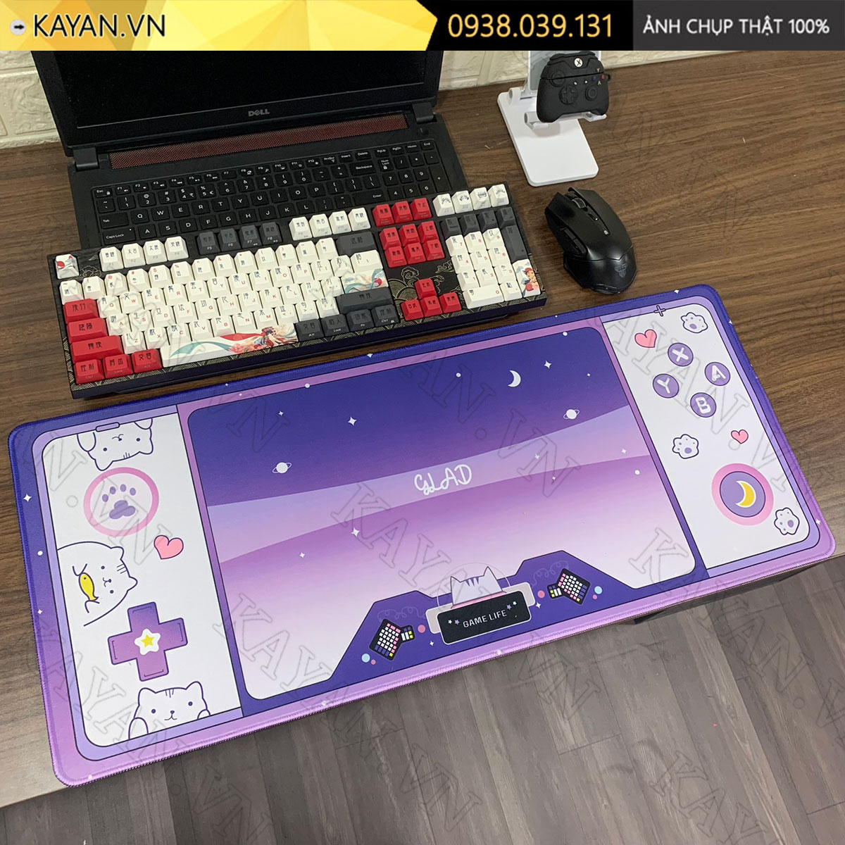 Lót chuột chống nước cỡ lớn 70x30cm dày 3mm GAMECONSOLE-02-70X30