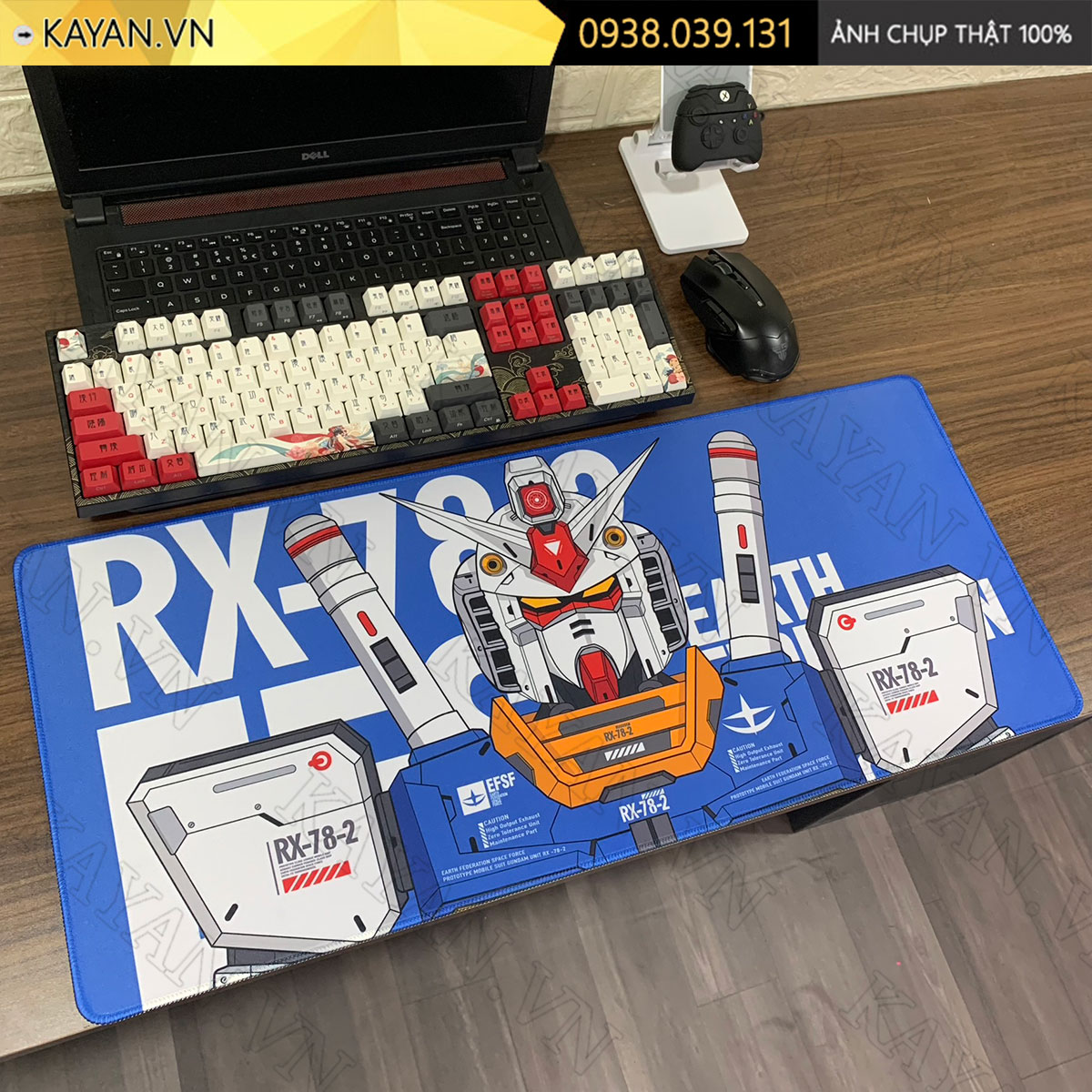 Lót chuột chống nước cỡ lớn 70x30cm dày 3mm GUNDAM-01-70X30