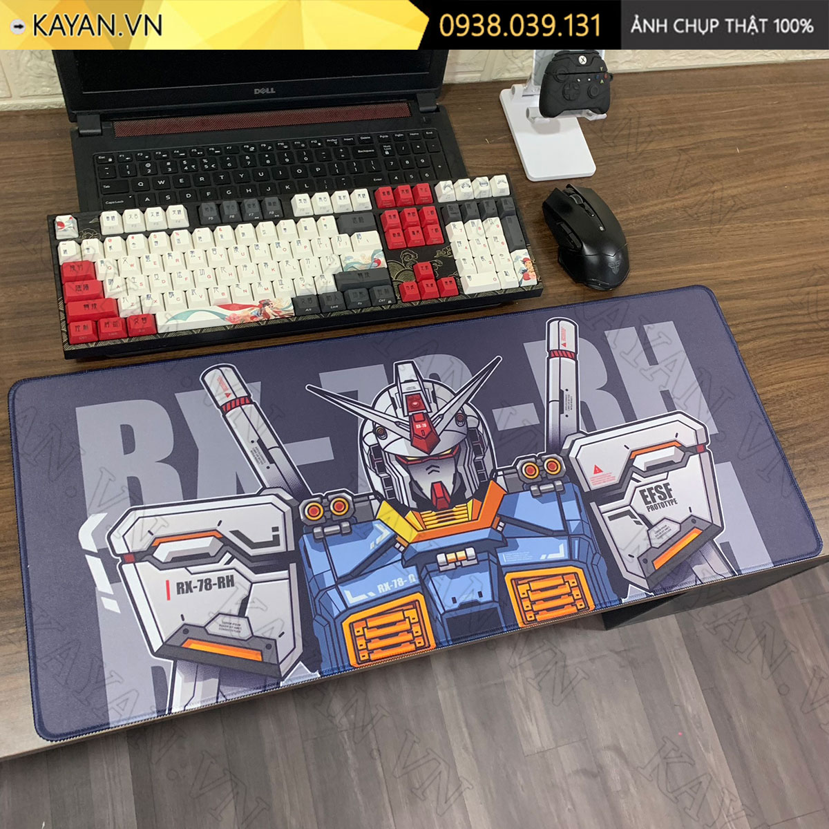 Lót chuột chống nước cỡ lớn 70x30cm dày 3mm GUNDAM-08-70X30