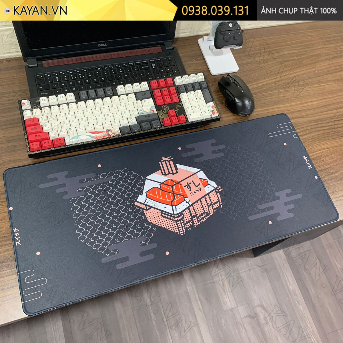Lót chuột chống nước cỡ lớn 70x30cm dày 3mm KEYSWITCH-03-70X30