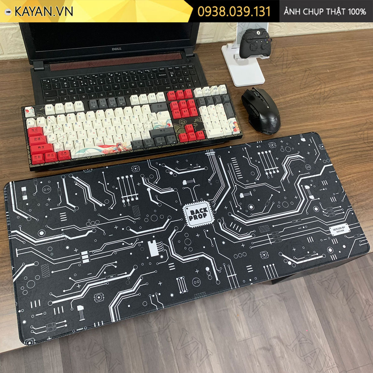 Lót chuột chống nước cỡ lớn 70x30cm dày 3mm MB-01-70X30