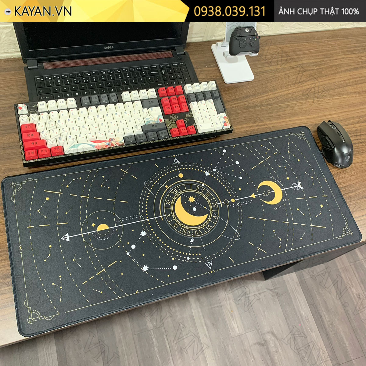 Lót chuột chống nước cỡ lớn 70x30cm dày 3mm MOON-02-70X30