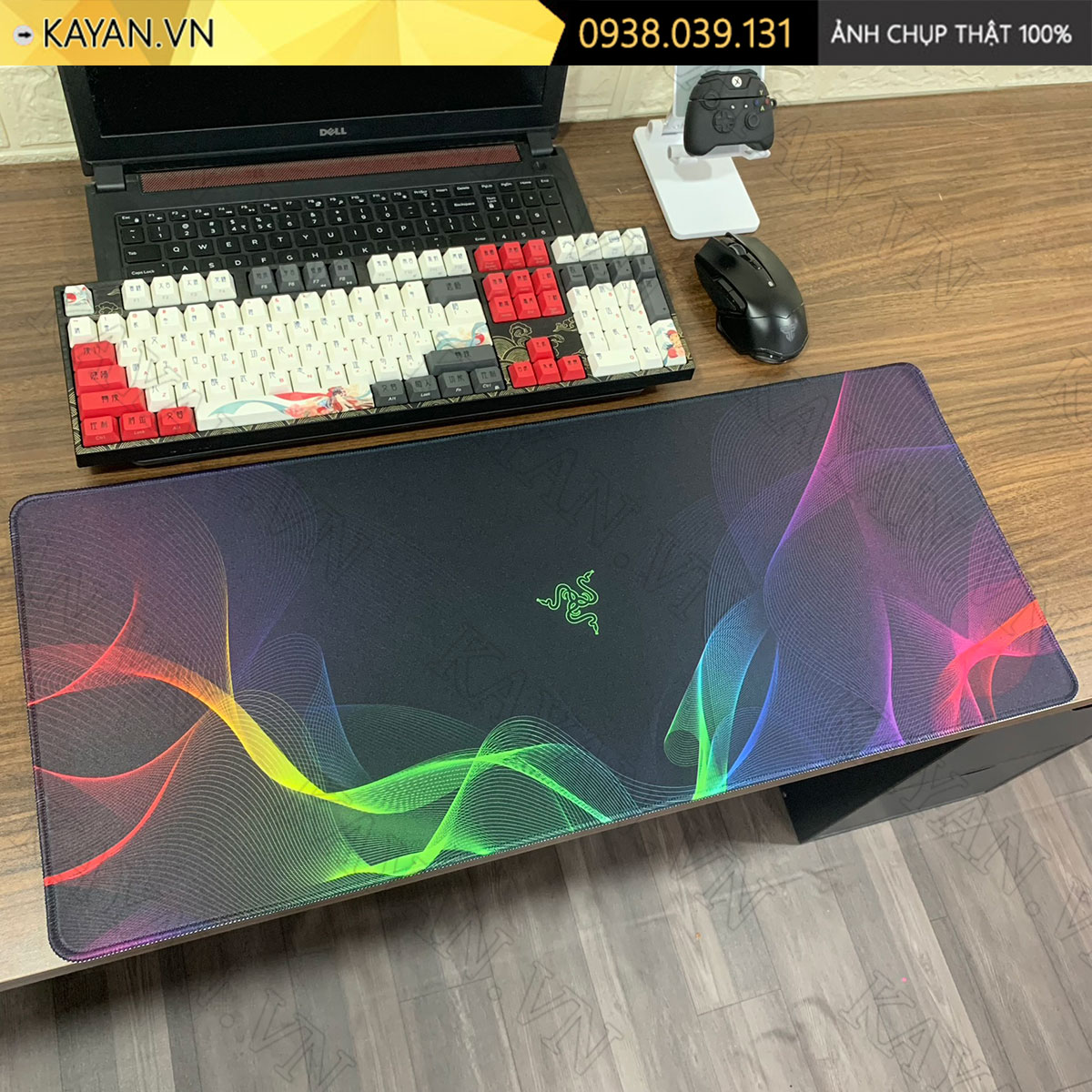 Lót chuột chống nước cỡ lớn 70x30cm dày 3mm RAZER-01-70X30