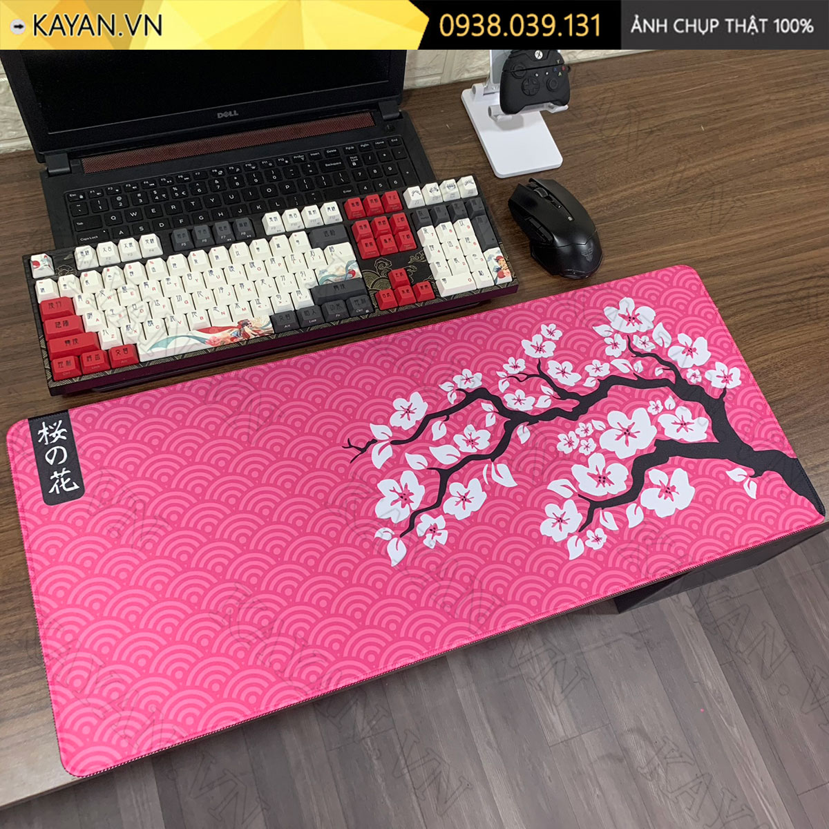 Lót chuột chống nước cỡ lớn 70x30cm dày 3mm SAKURA-02-70X30