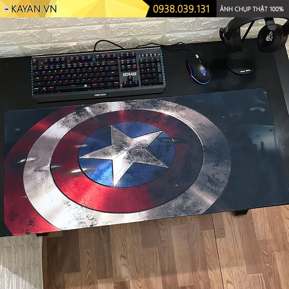Lót chuột chống nước cỡ lớn 90x40cm dày 3mm AVENGERS-23-90X40