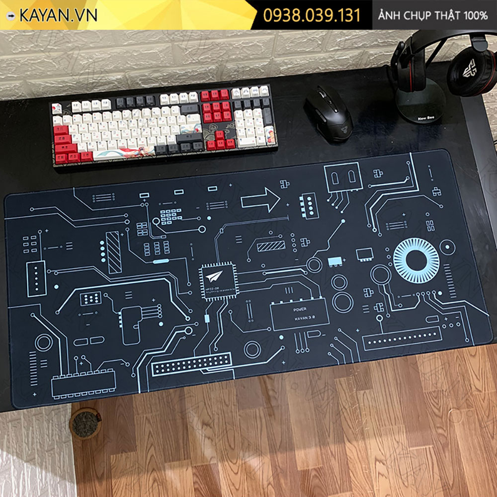 Lót chuột chống nước cỡ lớn 90x40cm dày 3mm CPU-01-90X40