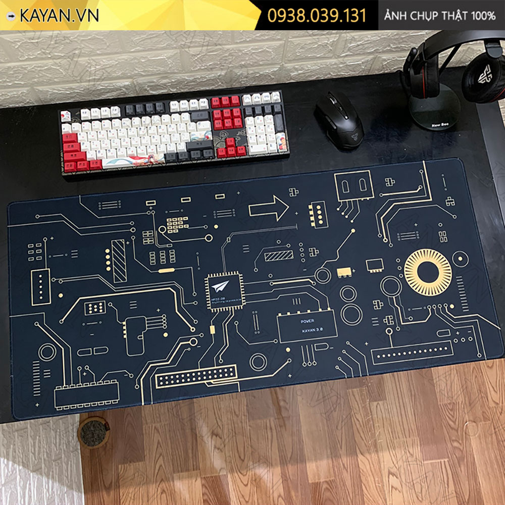 Lót chuột chống nước cỡ lớn 90x40cm dày 3mm CPU-02-90X40