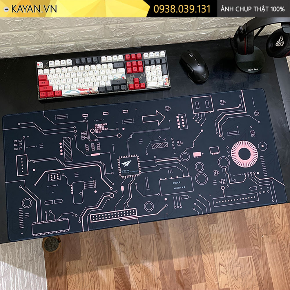 Lót chuột chống nước cỡ lớn 90x40cm dày 3mm CPU-03-90X40