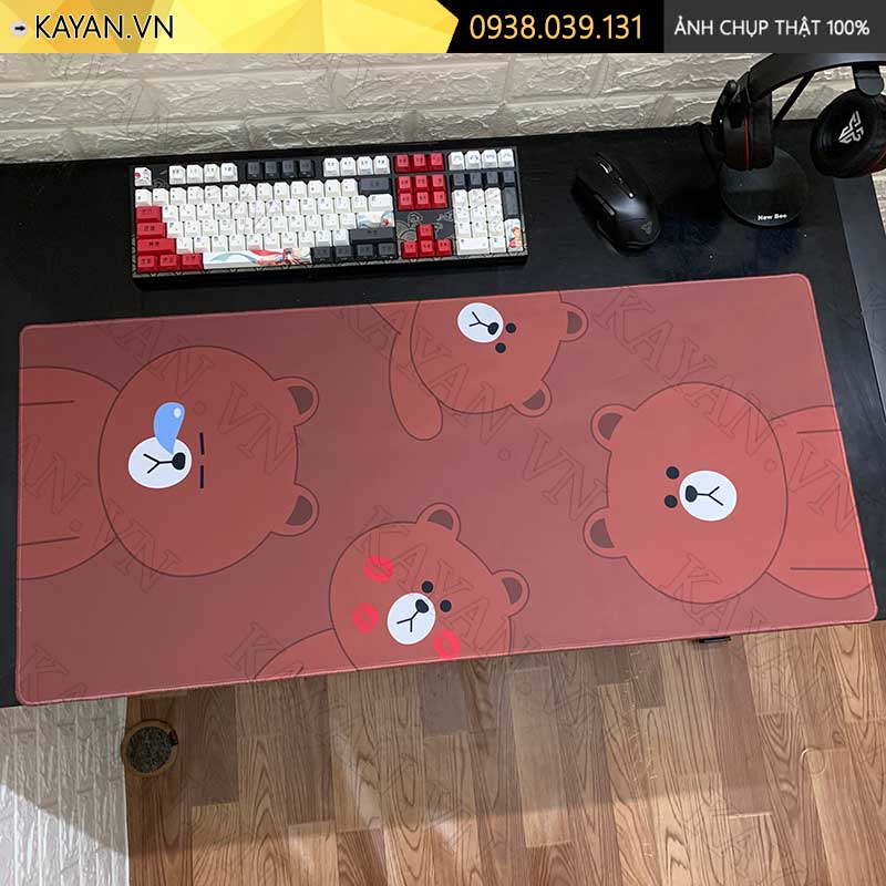 Lót chuột chống nước cỡ lớn 80x30cm dày 3mm CUTE-45-80X30