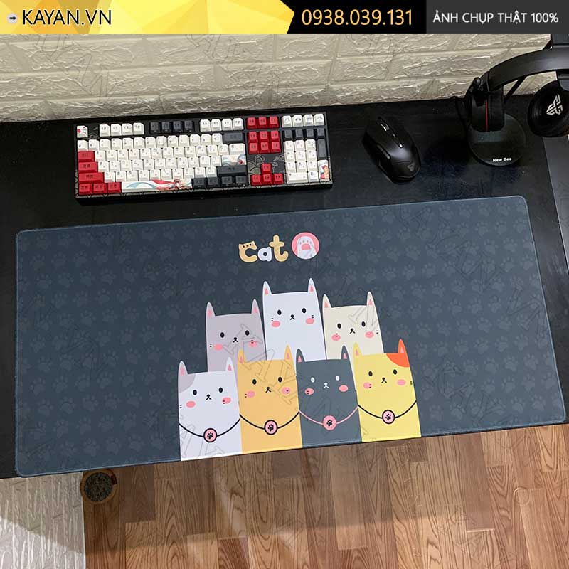Lót chuột chống nước cỡ lớn 80x30cm dày 3mm CUTE-46-80X30