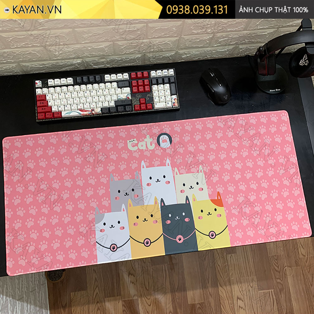 Lót chuột chống nước cỡ lớn 90x40cm dày 3mm CUTE-47-90X40
